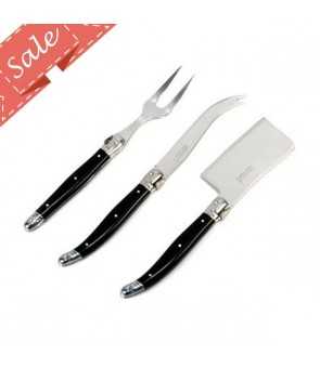 Cheese Knife Three Pieces Black