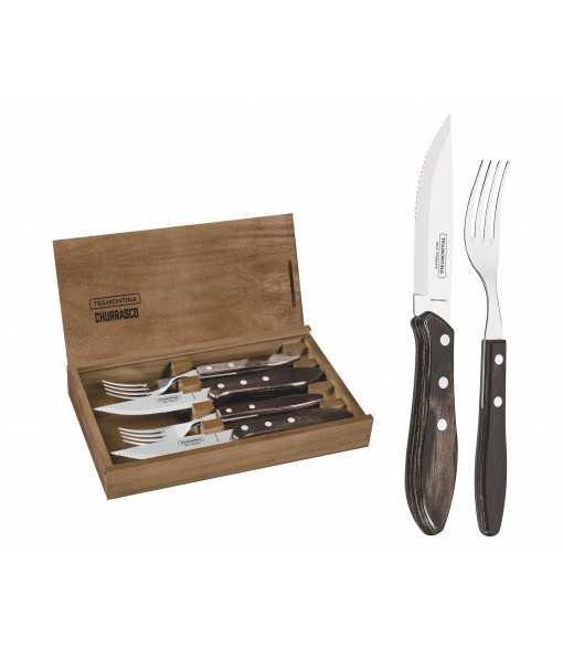 4 Piece Steak Knife Set FSC Certified Steak Cutlery Set