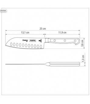 Tramontina Santoku 5" Cooks Stainless Steel Blade Reinforced Polycarbonate Handle
