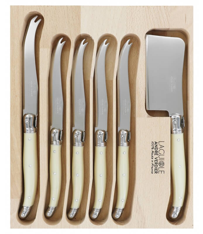 Cheese Knife Six Pieces Ivory Boxed set Cheese Knife Six Pieces Ivory Boxed set
