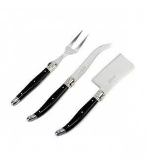 Cheese Knife Three Pieces Black